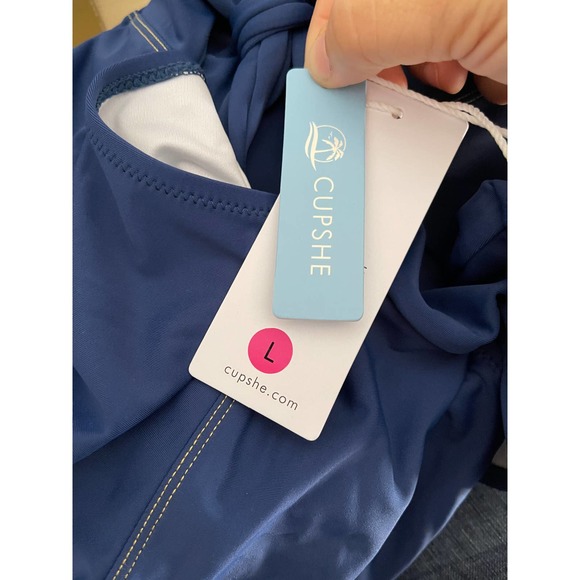 Cupshe Knotted Cutout Adjustable Straps Swimsuit - Picture 2 of 5